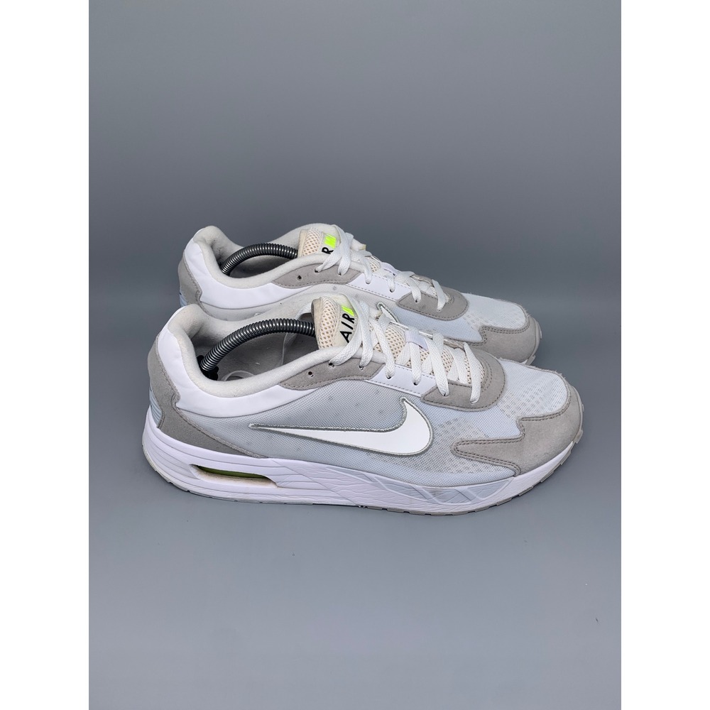 Nike Air Max Solo White Grey Volt Running Shoes DX3666-003 Men's Sz 11